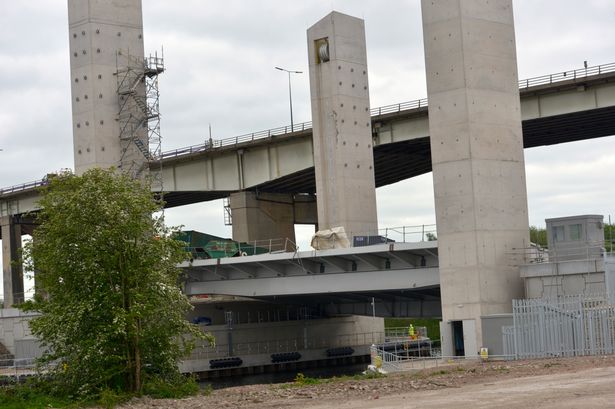 No One Injured in 60ft Bridge Collapse Next to M60 Barton Bridge