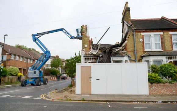 Collapsed House