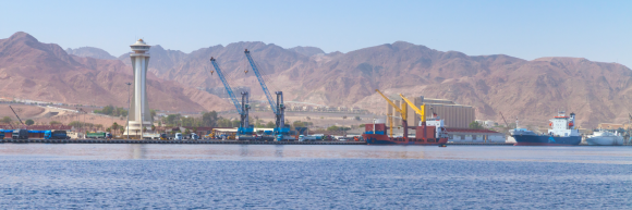 Port of Aqaba in Jordan