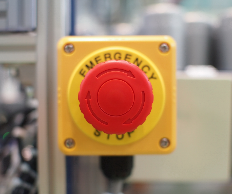 Emergency stop button